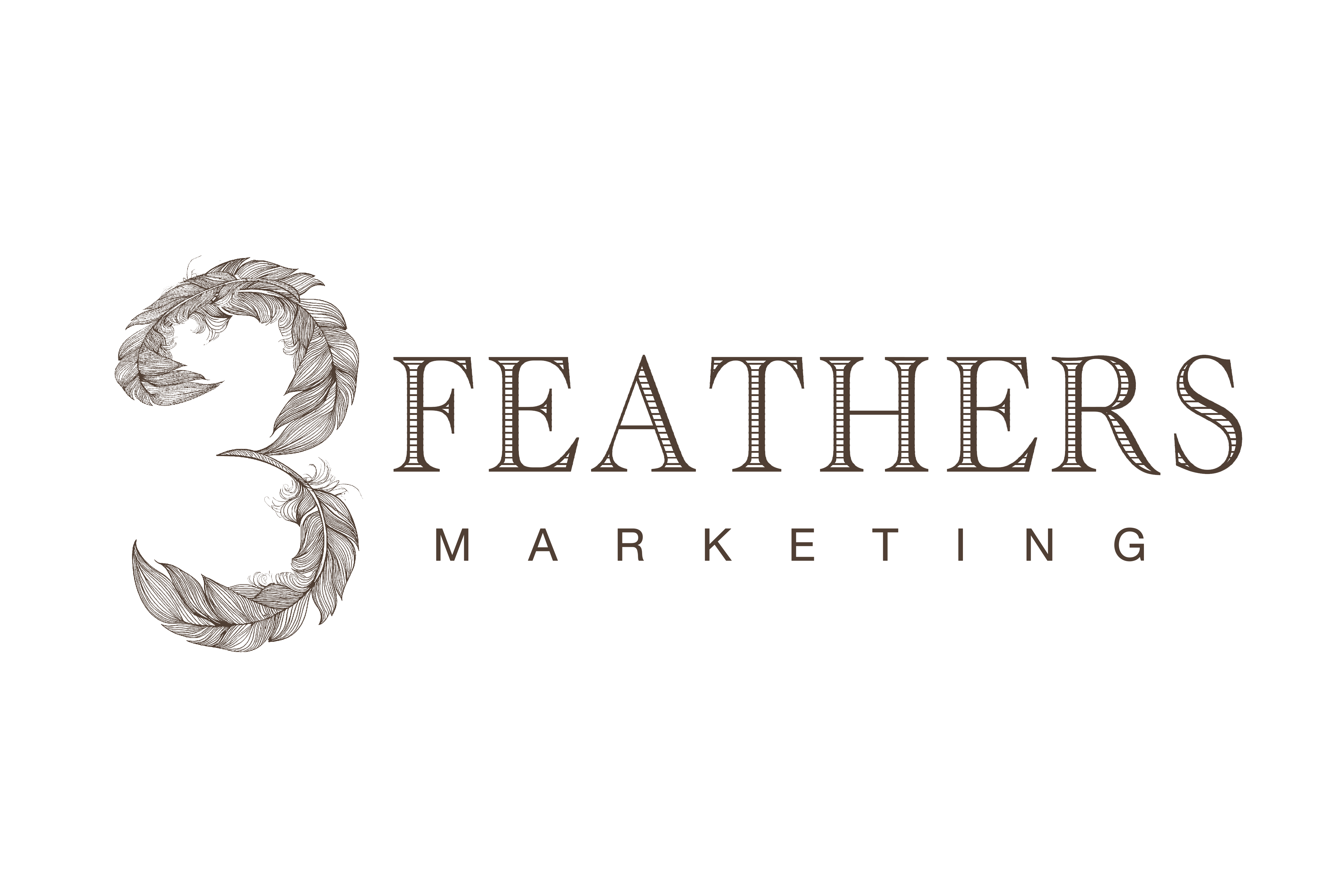 3 Feathers Marketing Logo